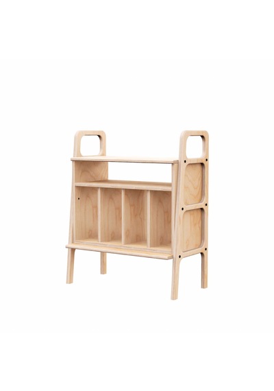 Woodesk Resonate, Ahşap Kitaplık Ve Pikap Standı, Cpt4647-75
