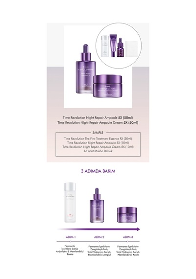 Missha Time Revolution Night Repair Special Set 5'li