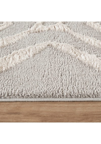 Kaşmir Halı 7/24 Plushy Doha Gri 200x290 Cm Gri