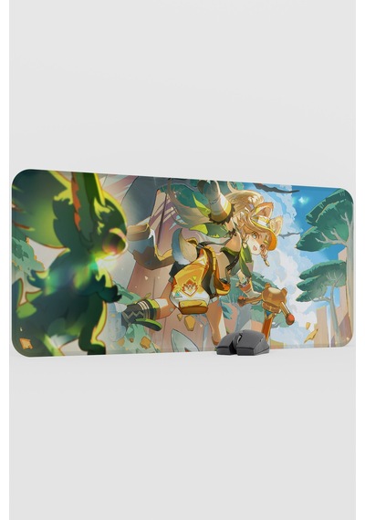 Kachina Genshin Impact Anime Oyuncu V1 - 90x40 Xxl Gaming Mouse Pad Fare Altlığı
