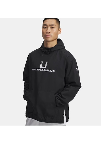 Under Armour Ua Unstoppable Wvn Hoodie Erkek Sweatshirt 6003864-001 Siyah