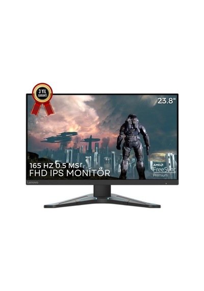 Lenovo G24-20 66cfgac1tk 23.8" 0.5 Ms Full Hd Ips 165 Hz Oyuncu Monitörü - Teşhir