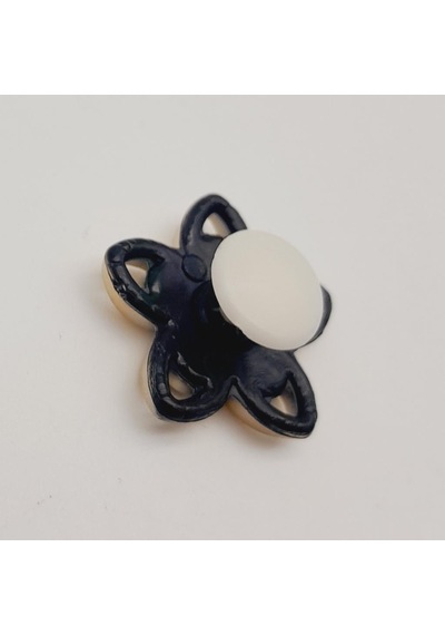Angel Çanta Aksesuar Plastik Çiçek Model Süs Light Gold Renk