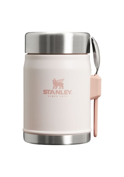 The Legendary Yemek Termosu + Kaşık 0.4l / 14oz Rose Quartz 2 Adet Çok Renkli