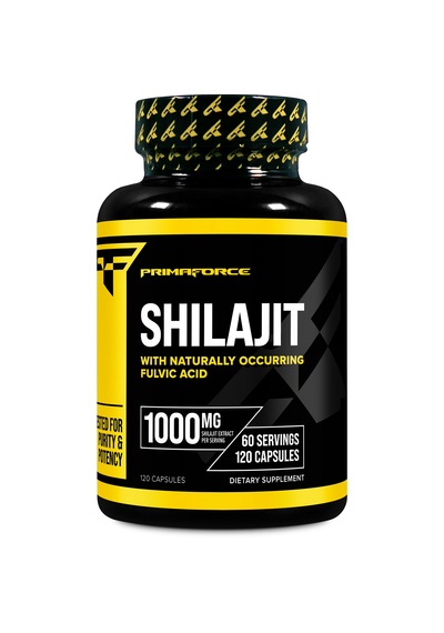 Primaforce Shilajit Naturally Occurring Fulvic Acid 120 Capsules Aromasız