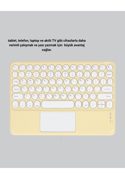 Ceylan Adam Kablosuz Bluetooth Klavye Slim Taşınabilir Tasarım