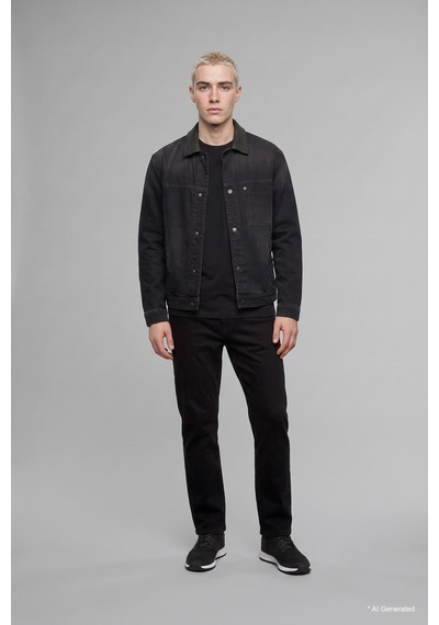 Defacto Straıght Fıt Normal Bel Boru Paça Jean Pantolon H7527ax26aunm40 Siyah-nm40
