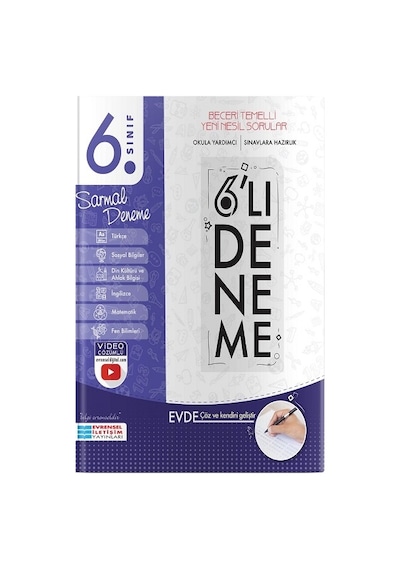 Evrensel İletişim 6. Sınıf Sarmal 6 Lı Deneme Sınavı 2023