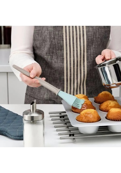 Ikea Silikon Mutfak Fırçası Ikea Bakglad Beyniz-mavi, 1 Adet 183176639