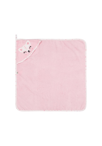 Civil Baby Ceylan Nakışlı Bambu Havlu - Pembe