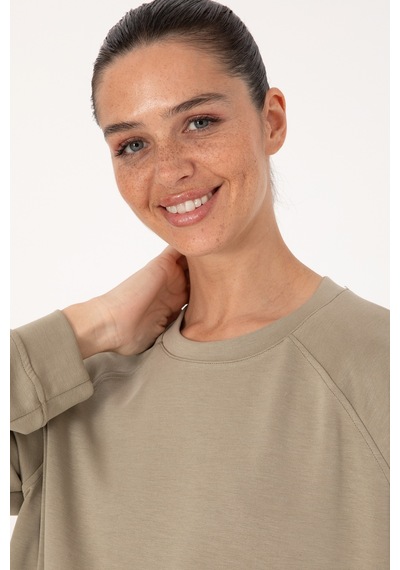 U.s. Polo Assn. Kadın Açık Haki Sweatshirt 50309098-vr183 Acık Hakı