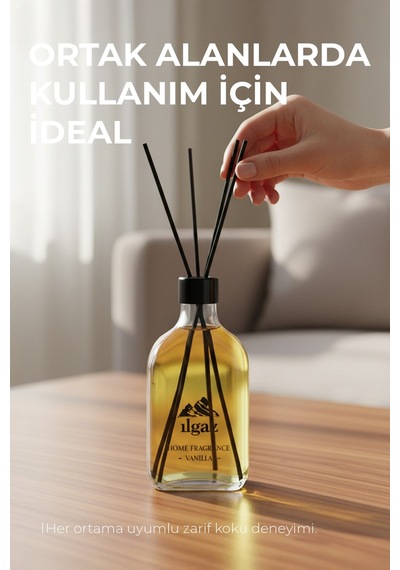 Vanilya Bambu Çubuklu Oda Kokusu 200 Ml Xl Red Diffuser Amber