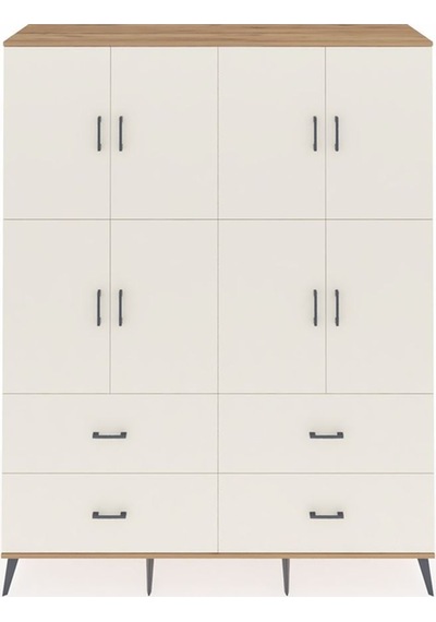 Hyperion Gardrop 8 Raflı 4 Çekmeceli 8 Kapaklı 176x44x221 Çam-aytaşı Aytaşı Hyperion Gardrop 8 Raflı 4 Çekmeceli 8 Kapaklı 176x44x221 Çam-aytaşı Aytaşı