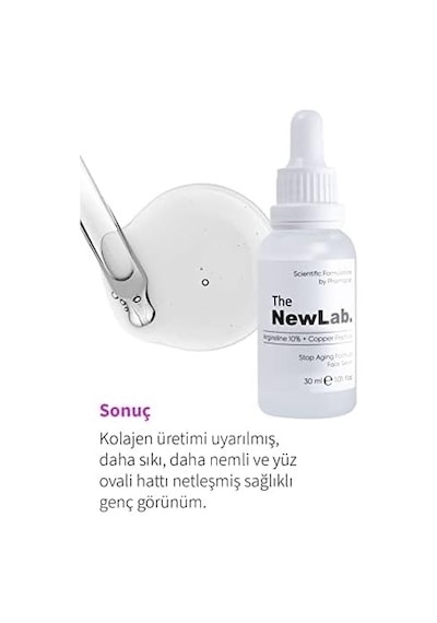 The Newlab. Yaşlanma, Kaz Ayakları & Kırışıklık Karşıtı Peptit Yüz Serumu 30 Ml 10% Argireline Peptide