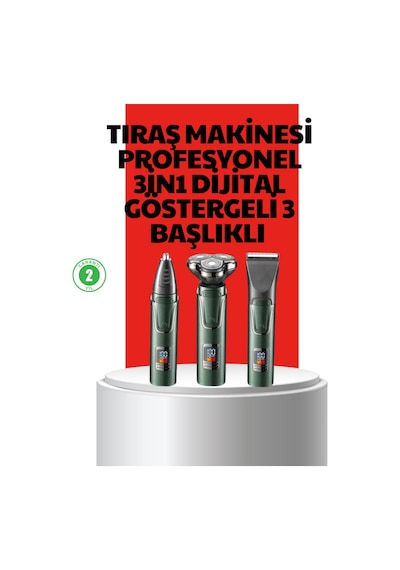 Hassas Bölgeler İçin Çok Fonksiyonlu Tıraş Makinesi -