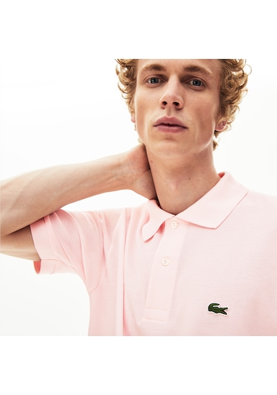 Lacoste Erkek Klasik Pike Kumaş Polo T-shirt Açık Pembe