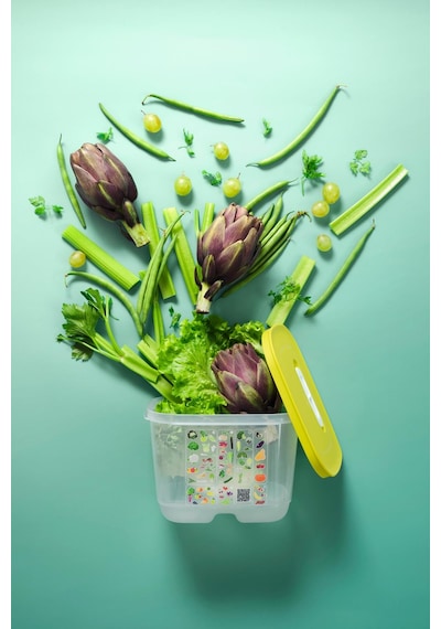 Tupperware Sera Serisi Yüksek  Gövdeli Kap 1.8L Limon