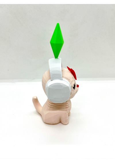 Sims Kedisi 3d Figürü