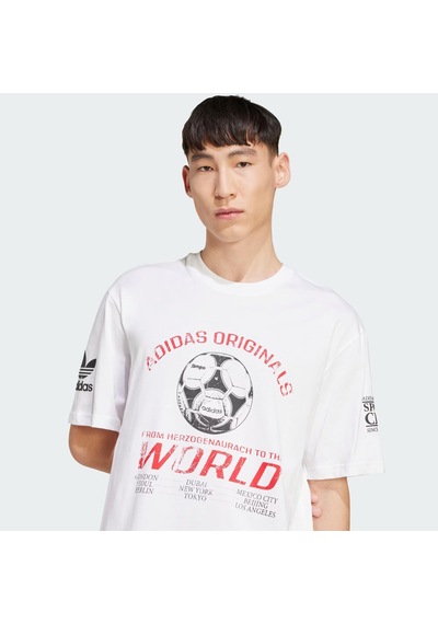 Adidas 90s Football Graphic Erkek Tişört C-adıjx3065e50a00 Beyaz