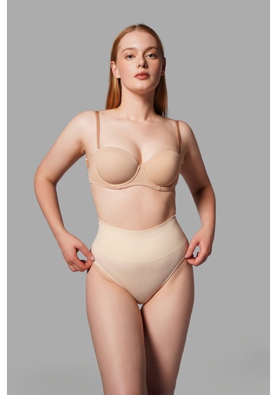 Fit Women ı Yüksek Bel Külot 1010 Bej