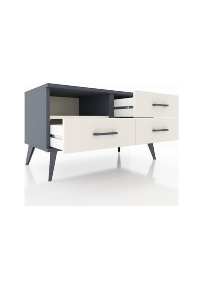 Hyperion Şifonyer Tek Raflı 3 Çekmeceli 88x44x48 Antrasit-aytaşı Aytaşı Hyperion Şifonyer Tek Raflı 3 Çekmeceli 88x44x48 Antrasit-aytaşı Aytaşı