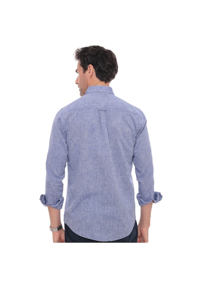 Slim Fit Uzun Kol Yaka Düğmeli Nefes Alan Keten Hediye Kutulu Erkek Gömlek Fs-004548 - Saks Mavi-3233 Slim Fit Uzun Kol Yaka Düğmeli Nefes Alan Keten Hediye Kutulu Erkek Gömlek Fs-004548 - Saks Mavi-3233