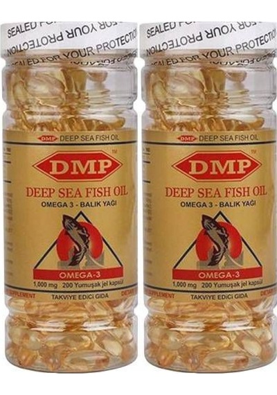 Dmp Omega 3 Balık Yağı 1000 Mg 2 Adet 200 Softgel Şubatl