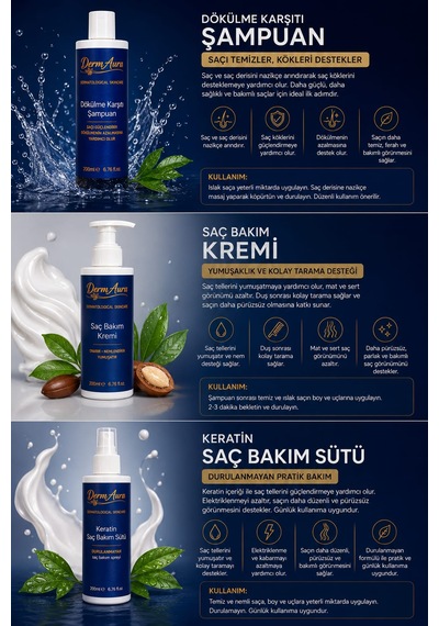 Erkekler İçin Saç Onarım Ve Güçlendirme Seti Tüm Saç Tipleri