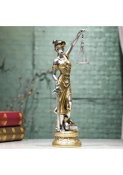 Themis Adalet Terazisi Heykeli Büyük 55cm