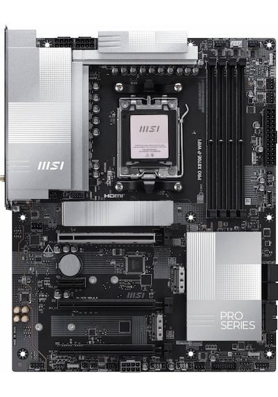 Msı Pro X870e-p Wifi Ddr5 8200mhz Oc M.2 Hdmı/usb-c Pcıe 5.0 Am5 Atx Anakart