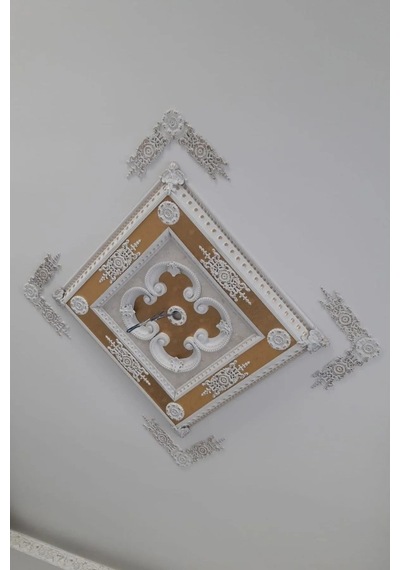 Dekoratif Poliüretan Tavan-duvar-mobilya -kapı- Dekor Motifi En:30 Cm Boy:8.5 Cm
