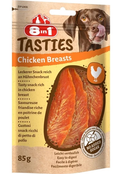 8in1 Tasties Chicken Breasts Tavuk Göğüslü Köpek Ödülü 85 Gr.