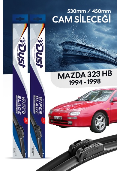 Mazda 323 Hatchback Silecek Takımı 1994-1998 Uyumlu 530mm/450mm