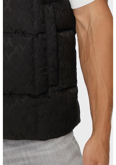 Armani Exchange Erkek Yelek 6dzql1 Zn5gz 1200 Siyah Siyah