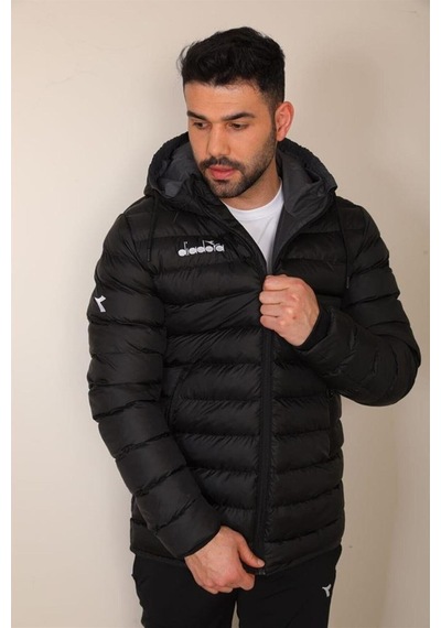 Diadora Asos - Siyah Erkek Şişme Mont - Asossiyah Siyah