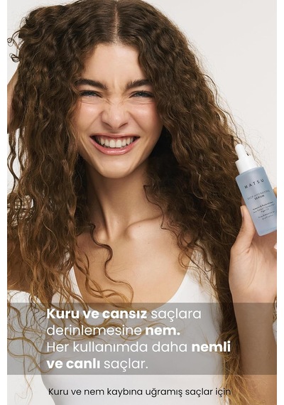Deep Hydrating Kuru Saçlar İçin Yoğun Nem Veren Elektriklenme Karşıtı Saç Serumu 20 Ml Diğer