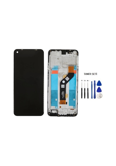 Tkgz Tecno Camon 16 Uyumlu Lcd Ekran Dokunmatik Service Pack Lcd Ekran - Full Çıtalı + Tamir Seti