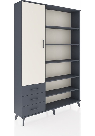Arges Dolap 9 Raflı 3 Çekmeceli 3 Kapaklı 132x30x195 Antrasit-aytaşı/antrasit Aytası/antrasıt Arges Dolap 9 Raflı 3 Çekmeceli 3 Kapaklı 132x30x195 Antrasit-aytaşı/antrasit Aytası/antrasıt