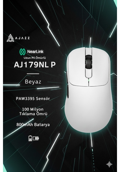 Aj179 Nl P Near-link 3 Modlu 1000hz 26.000 Dpı 800 Mah Batarya Paw 3395 - Yeni Nesil Bağlantı Modu Diğer