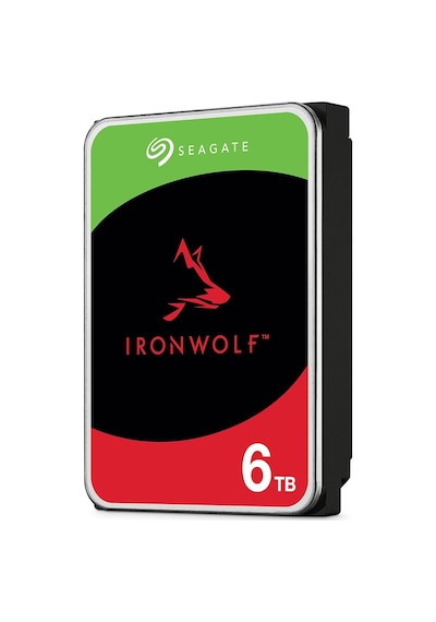 Ironwolf, 6 Tb, Dahili Sabit Disk, Nas, Cmr 3,5 İnç, Sata 6 Gb/sn, 7200 Rpm, 256 Mb Önbellek, R