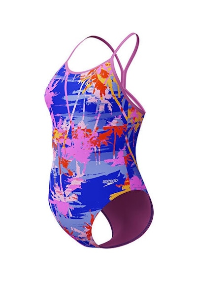 Speedo Speedo Alov Dıgı Vbk 1pc Jf Blue/pınk Kız Çocuk Mayosu 8-1284618199 Mavi Mavi