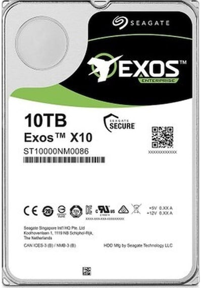 Seagate Exos X10 3.5'' 10tb 7200rpm 256mb Sata Disk St10000nm0086-55472