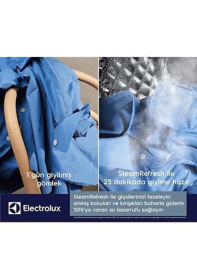 Electrolux Steamcare EW7W4492T 700 Serisi 1400 Devir 9 KG Yıkama + 5 KG Kurutmalı Çamaşır Makinesi Beyaz