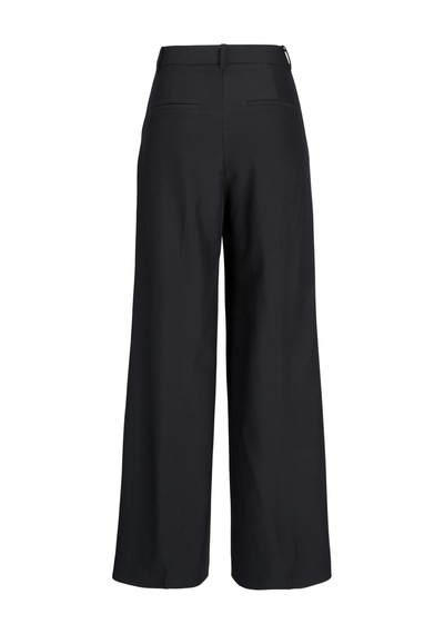Jack & Jones Kadın Yüksek Bel Dokuma Pantolon - Ellis - 12248958 Black Siyah