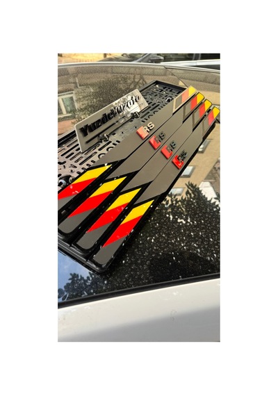 Özel Pleksi Kesim Rs Uyumlu Plakalık 2 Adet - 878384694