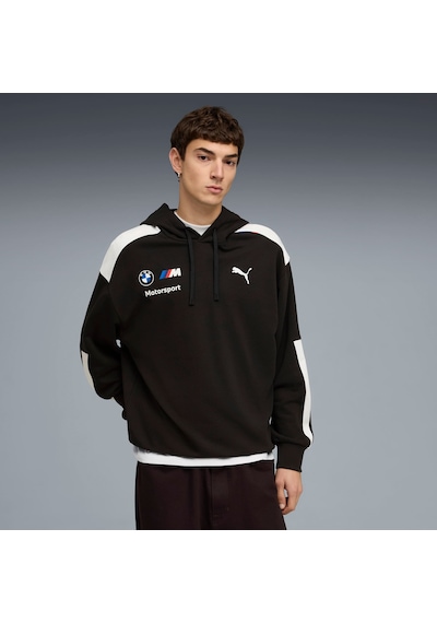 Puma Bmw M Motorsport Replıca Drıvers Erkek Geniş Kesim Sweatshırt 713722 01 Siyah
