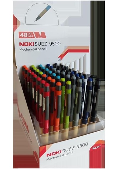 Noki Suez 9500 0.7 Mm Mekanik Kurşun Kalem 48 Li Stand Çok Renkli