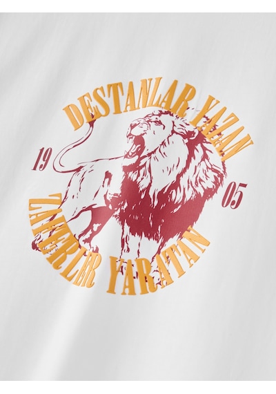 Gsstore Galatasaray Erkek T-shirt E261084 Beyaz