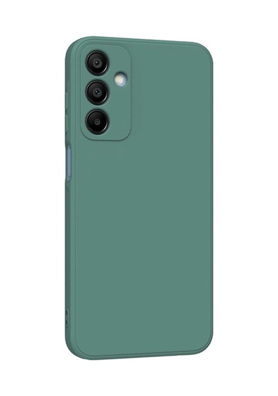 Herşeytrend Samsung Galaxy Uyumlu A25 5g Kılıf First Silikon - Koyu Yeşil Çok Renkli