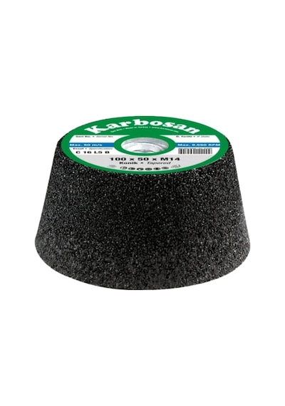 Karbosan Konik Taş 100x50xm14 16 Kum 914200
